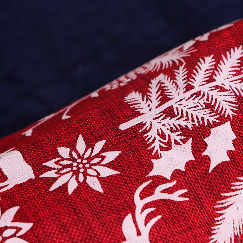 Tarpvalstybinis karšto pardavimo kalėdinis vyno rinkinys dekoratyvinis valgomojo stalas vyno butelis dekoratyvinis spausdintas vyno butelių rinkinys vyno rinkinio papuošalai