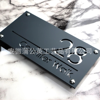 Tarpvalstybinis akrilinis durų ženklas su raginimu, personalizuotas viešbučio nakvynės ir pusryčių langelio tipo privatus kambarys, bendruomenės numerio ženklas