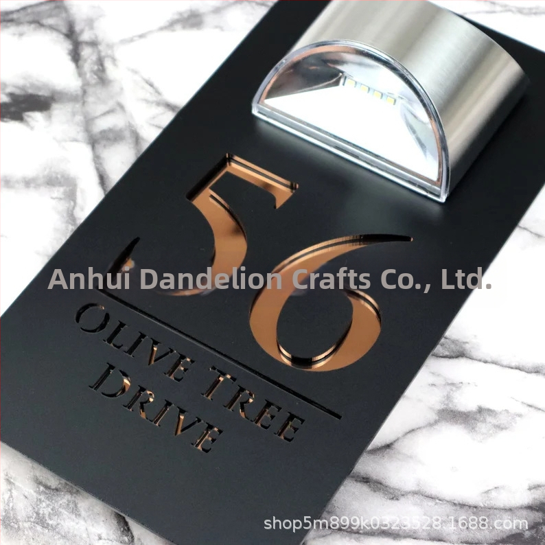 Трансгранична акрилна табела за врата, бърза табела, персонализирана хотелска кутия за нощувка със закуска, частна стая, номерна табела за общност