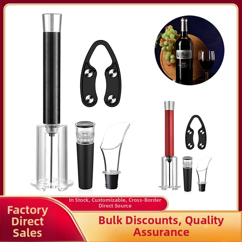 Odijelo za otvaranje boca pod pritiskom preko granice, aluminijska cijev, četverodijelni otvarač za vino, otvor za boce, rezač folije za vino, set za poklon kutiju