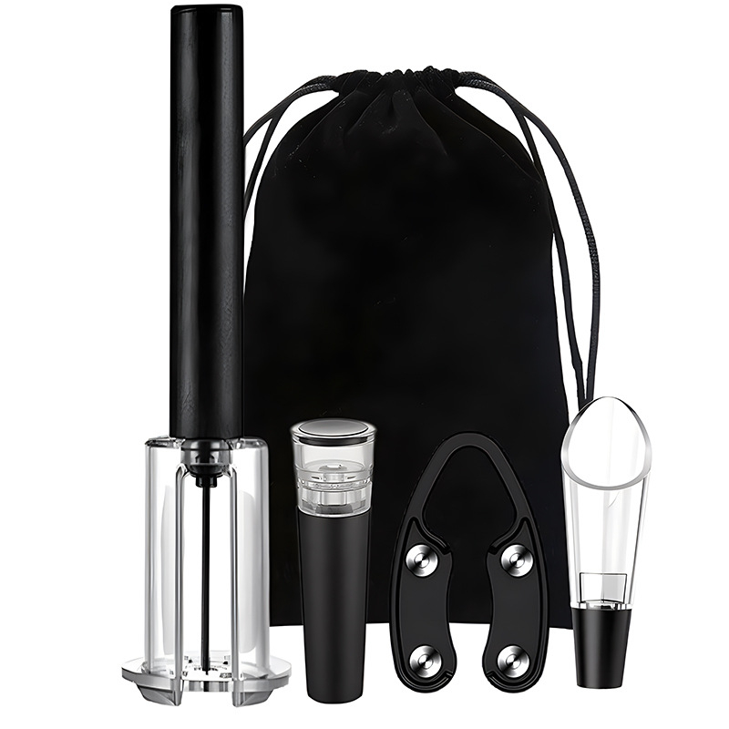 Odijelo za otvaranje boca pod pritiskom preko granice, aluminijska cijev, četverodijelni otvarač za vino, otvor za boce, rezač folije za vino, set za poklon kutiju