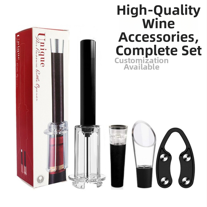 Odijelo za otvaranje boca pod pritiskom preko granice, aluminijska cijev, četverodijelni otvarač za vino, otvor za boce, rezač folije za vino, set za poklon kutiju
