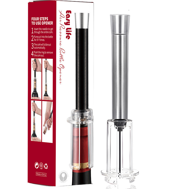 Odijelo za otvaranje boca pod pritiskom preko granice, aluminijska cijev, četverodijelni otvarač za vino, otvor za boce, rezač folije za vino, set za poklon kutiju