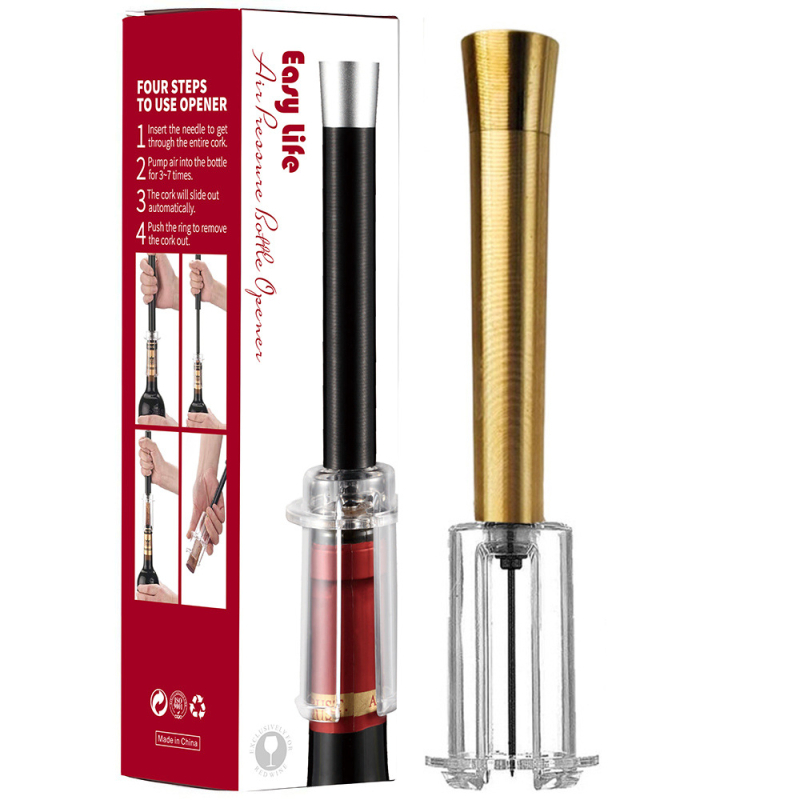 Odijelo za otvaranje boca pod pritiskom preko granice, aluminijska cijev, četverodijelni otvarač za vino, otvor za boce, rezač folije za vino, set za poklon kutiju