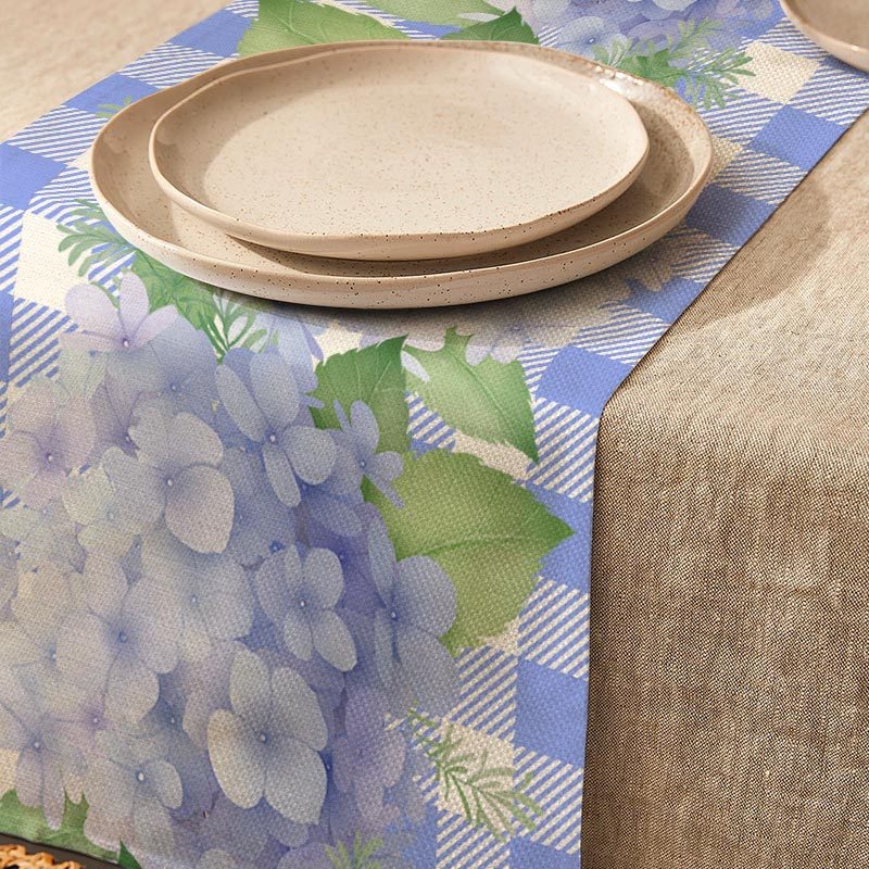 „Amazon“ europietiškas ir amerikietiškas stalo takelis, saulėgrąžų, gėlių rašto spausdintas staltiesė, šventinė vakarienė, stalo dekoracijos