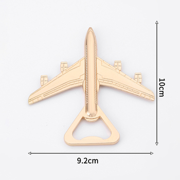 Διασυνοριακό ανοιχτήρι μπουκαλιών Amazon Creative Airplane Γάμος Γενέθλια Πάρτι Μικρό δώρο Ανοιχτήρι μπουκαλιών μπύρας από κράμα ψευδαργύρου