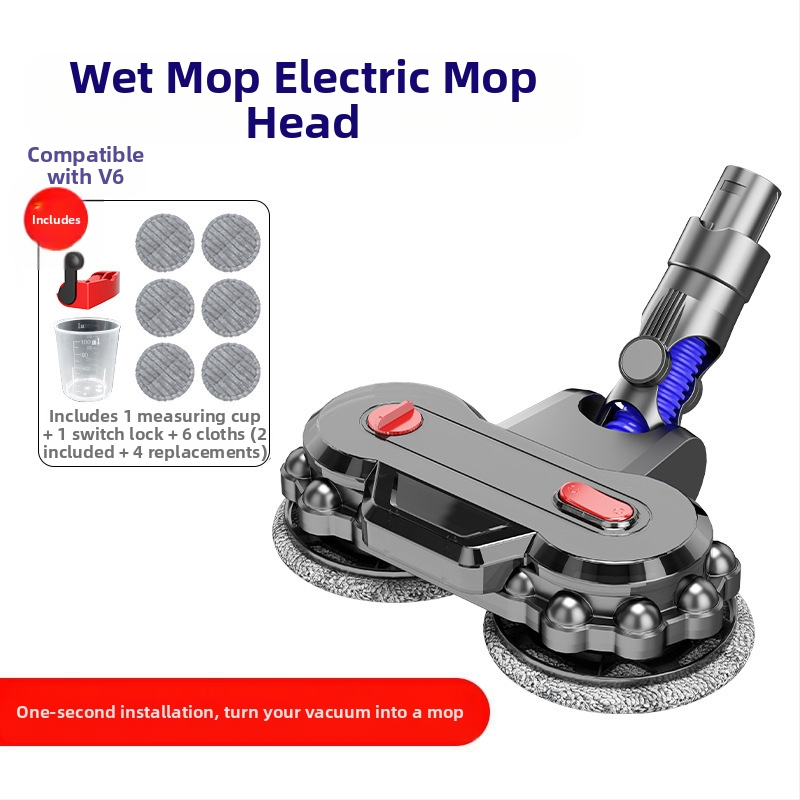 Sobib Dysoni tolmuimeja lisatarvikutele Märg- ja kuivpoleerimine Põrandamopp Imupea Pühkimismopp Integreeritud elektriline mopp