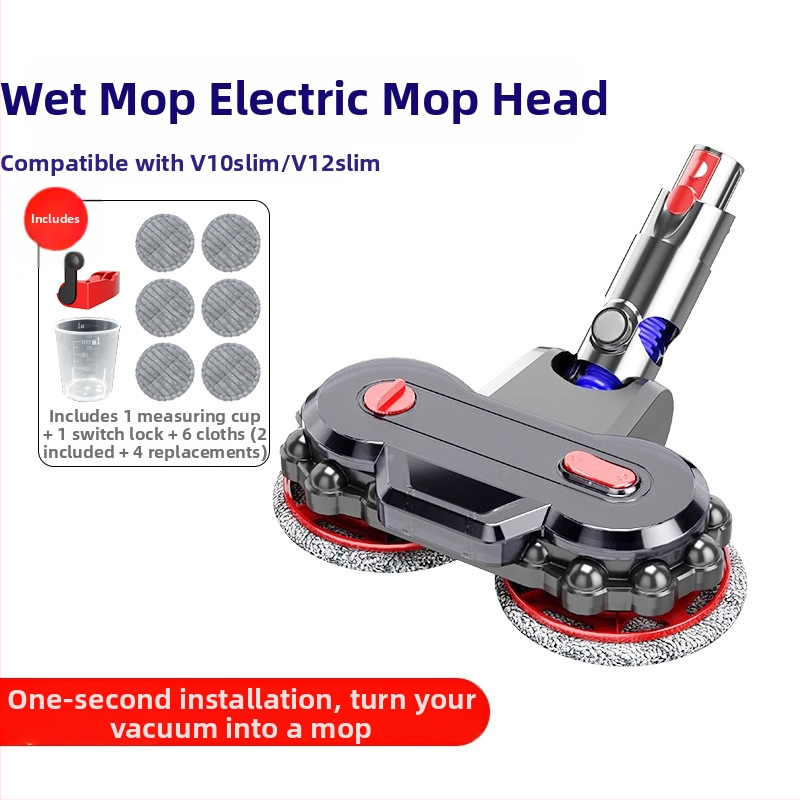 Sobib Dysoni tolmuimeja lisatarvikutele Märg- ja kuivpoleerimine Põrandamopp Imupea Pühkimismopp Integreeritud elektriline mopp