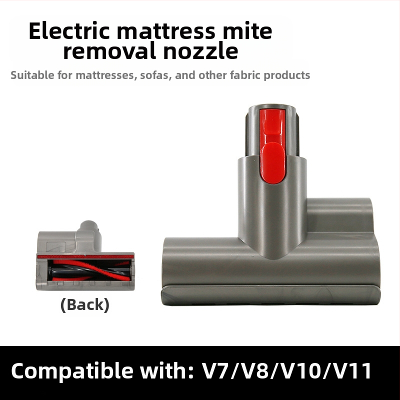 Sobib Dysoni juhtmeta tolmuimeja elektrilise voodi imemispea jaoks V7V8V10V11 majapidamislestade eemaldamise harjapea lisatarvikud