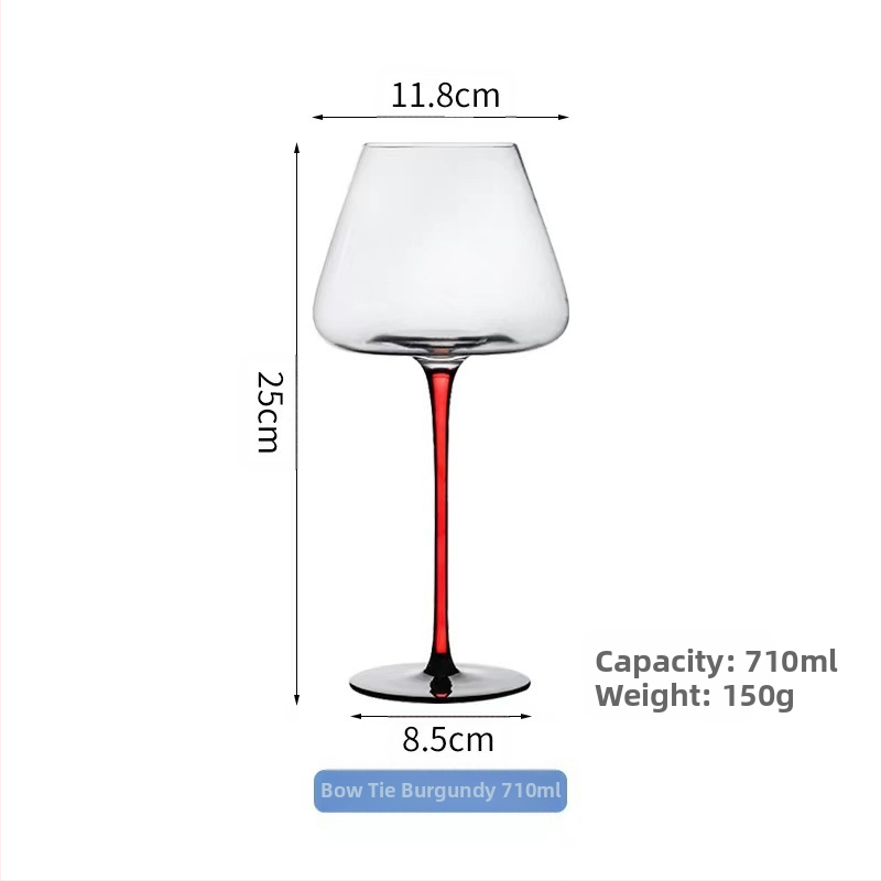 Melna kaklasaite, kristāla sarkanvīna glāze, bordo, liela vēdera mājas komplekts, sarkans stienis, sarkana, augsta, pieejama, grezna, augstas klases krūze