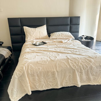 Nauja „Taff Fleece“ vienspalvė antklodė, žakardo daugiafunkcinė drugelių antklodė, madingas dovanų antklodė, vaikiška antklodė, didmeninė prekyba