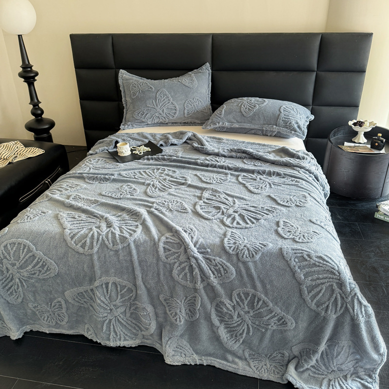 Nauja „Taff Fleece“ vienspalvė antklodė, žakardo daugiafunkcinė drugelių antklodė, madingas dovanų antklodė, vaikiška antklodė, didmeninė prekyba