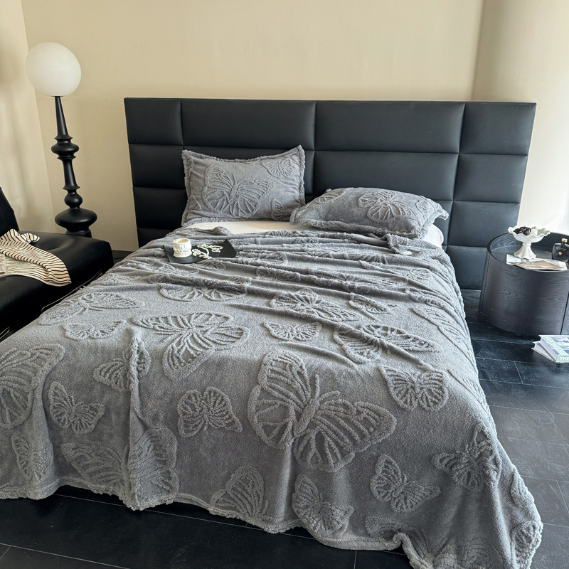 Nauja „Taff Fleece“ vienspalvė antklodė, žakardo daugiafunkcinė drugelių antklodė, madingas dovanų antklodė, vaikiška antklodė, didmeninė prekyba