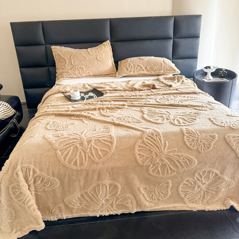 Nauja „Taff Fleece“ vienspalvė antklodė, žakardo daugiafunkcinė drugelių antklodė, madingas dovanų antklodė, vaikiška antklodė, didmeninė prekyba