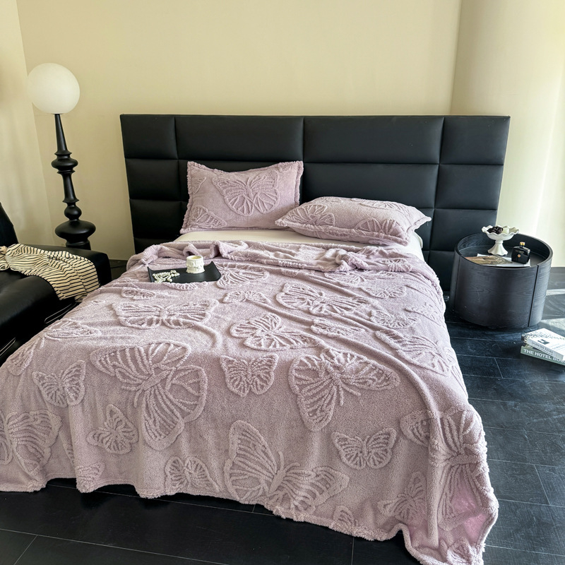 Nauja „Taff Fleece“ vienspalvė antklodė, žakardo daugiafunkcinė drugelių antklodė, madingas dovanų antklodė, vaikiška antklodė, didmeninė prekyba