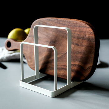 Zhonghuangi loominguline Jaapani stiilis lihtne rauast lauaarvuti riiul köögi lõikelaua riiul nõrutusrest