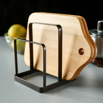 Zhonghuangi loominguline Jaapani stiilis lihtne rauast lauaarvuti riiul köögi lõikelaua riiul nõrutusrest