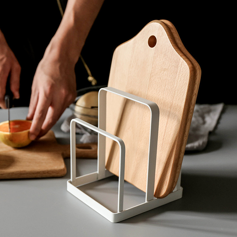 Zhonghuangi loominguline Jaapani stiilis lihtne rauast lauaarvuti riiul köögi lõikelaua riiul nõrutusrest