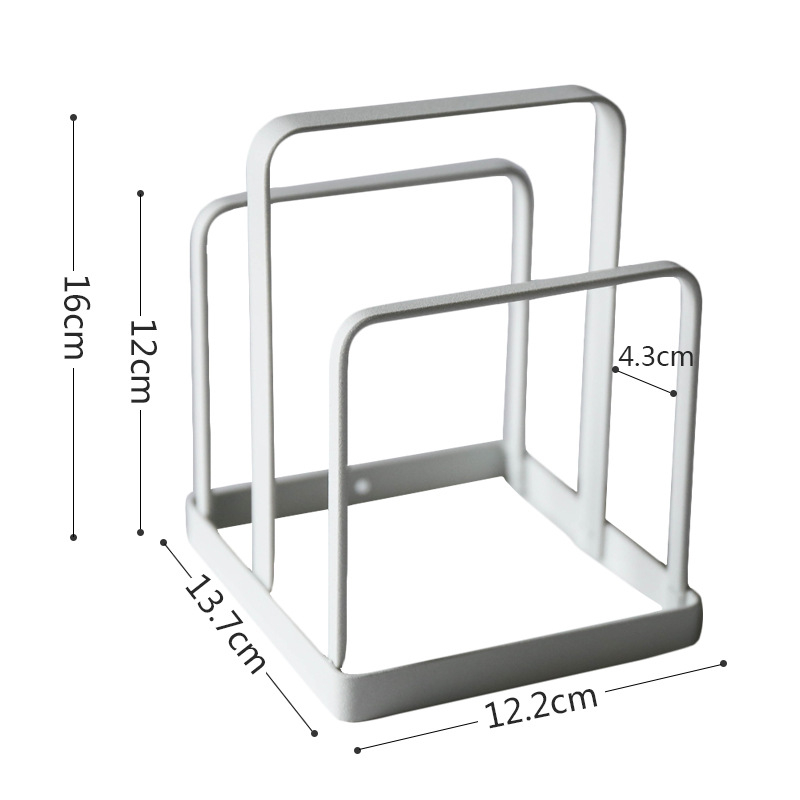 Zhonghuangi loominguline Jaapani stiilis lihtne rauast lauaarvuti riiul köögi lõikelaua riiul nõrutusrest