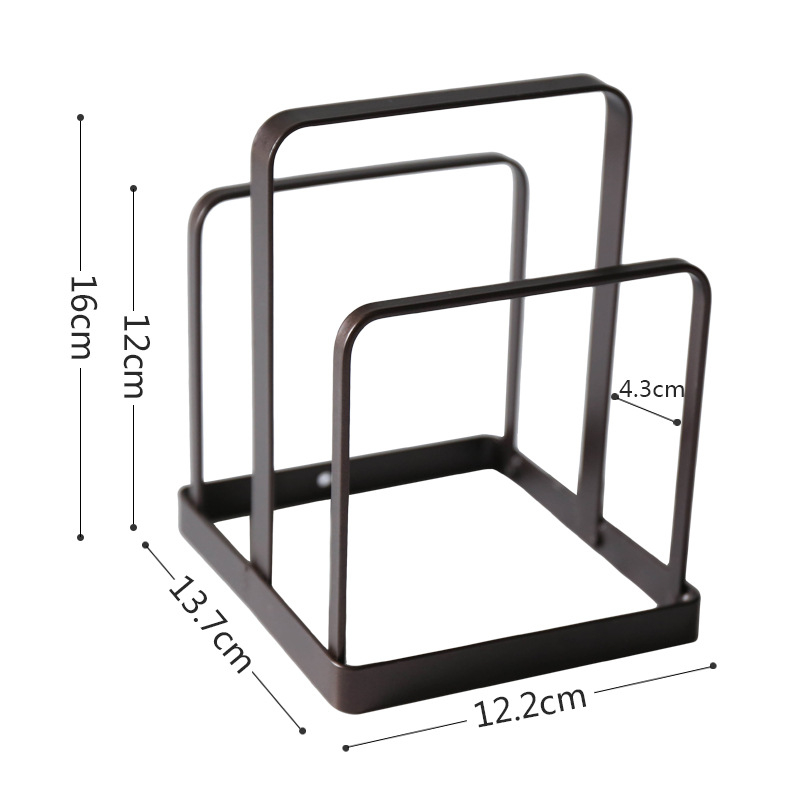 Zhonghuangi loominguline Jaapani stiilis lihtne rauast lauaarvuti riiul köögi lõikelaua riiul nõrutusrest
