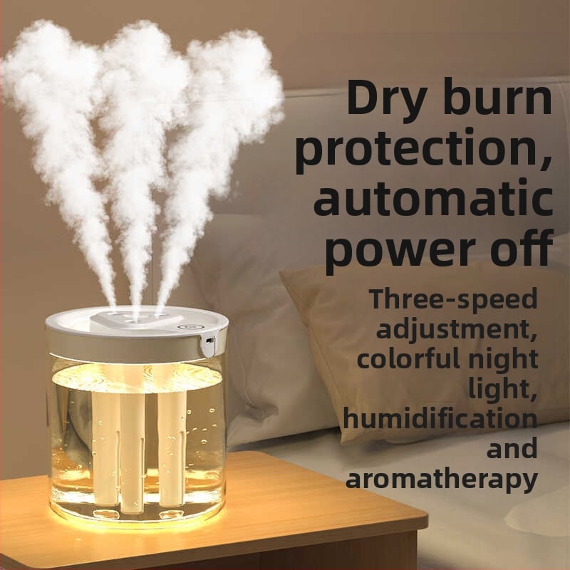 Овлажнител за домашен безшумен климатик за спалня с тежка мъгла, овлажнител за пречистване, преносим уред за ароматерапия, малка спалня