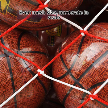 Gamyklinis didmeninis didelis kamuolių kišenės didelis futbolo krepšinio tinklas nešiojamas didelės talpos laikymo tinklo krepšys nešiojamas kamuolių krepšys