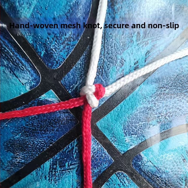 Фабрика на едро с голям джоб за топка, голяма мрежа за футбол и баскетбол, преносима чанта за съхранение с голям капацитет, преносима чанта за топка