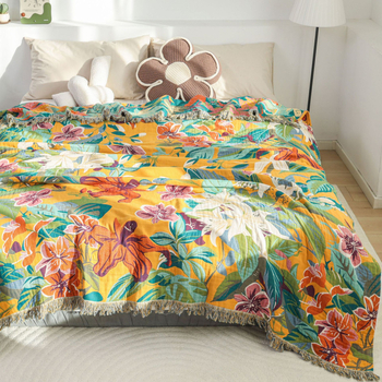 Nauja spausdinta „Four Seasons“ universali sėdynės pagalvėlė, neslystanti sofos pagalvėlė, paprastas dulkėms atsparus atlošo rankšluosčio užvalkalas, padidinta daugiafunkcinė antklodė