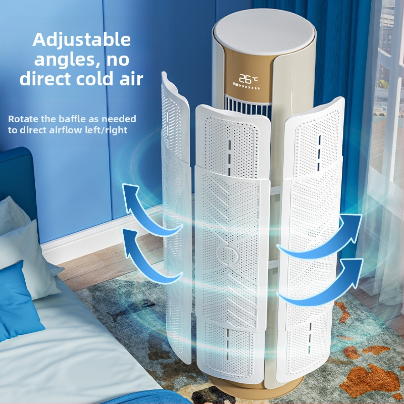 F Нов продукт Jieyang Qifeng Вертикален климатик за предно стъкло Три в едно Анти-директен издухване Бременни жени Предно стъкло Шкаф Въздушен отвор