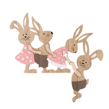 [Didelis kiekis sandėlyje] Nauja tarpvalstybinė Velykų dekoracija, dekoruota dažytais sūpynių triušiais, mediniais dirbiniais