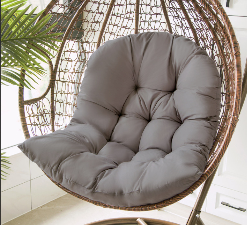 Vienspalvė lopšio pagalvėlė iš rotango, nuimama ir plaunama pakabinama kėdės pagalvėlė, vienguba sūpynių pagalvėlė, didelė pagalvėlė