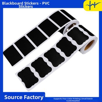 Sandėlyje „Amazon AliExpress“ didmeninės pakuotės rašoma lentos lipduko etiketė namams, virtuvei, vandeniui atsparus žymėjimo lipdukas