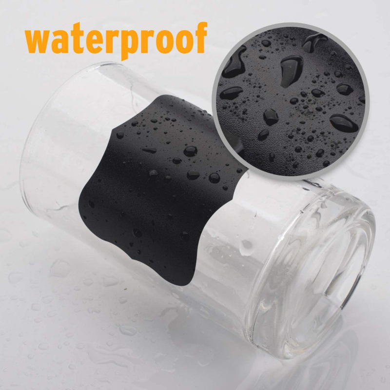 Sandėlyje „Amazon AliExpress“ didmeninės pakuotės rašoma lentos lipduko etiketė namams, virtuvei, vandeniui atsparus žymėjimo lipdukas