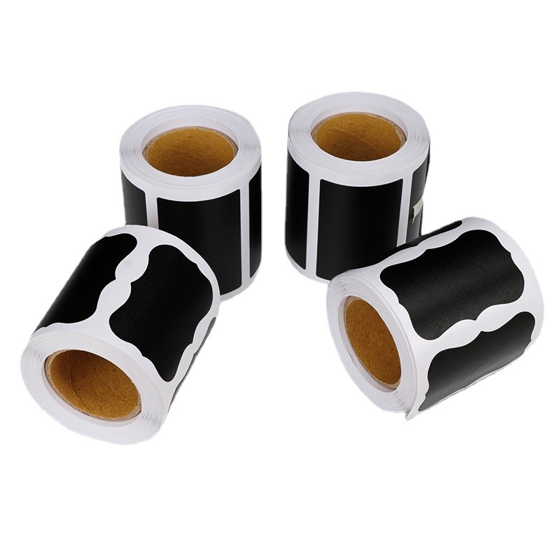 Sandėlyje „Amazon AliExpress“ didmeninės pakuotės rašoma lentos lipduko etiketė namams, virtuvei, vandeniui atsparus žymėjimo lipdukas