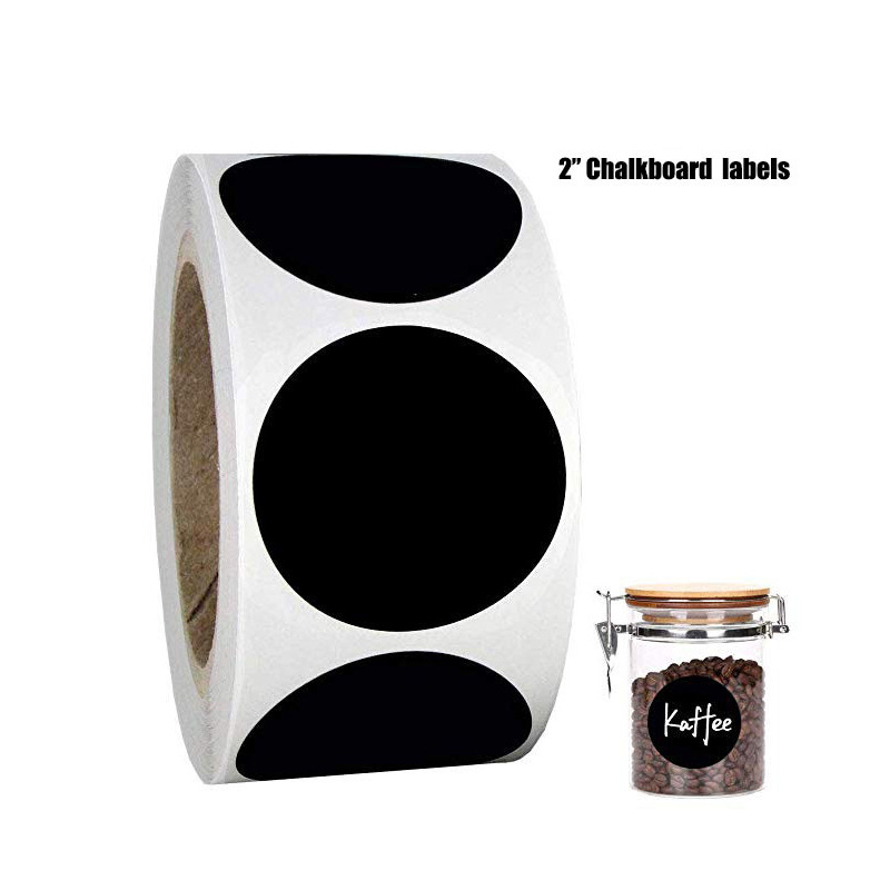 Sandėlyje „Amazon AliExpress“ didmeninės pakuotės rašoma lentos lipduko etiketė namams, virtuvei, vandeniui atsparus žymėjimo lipdukas