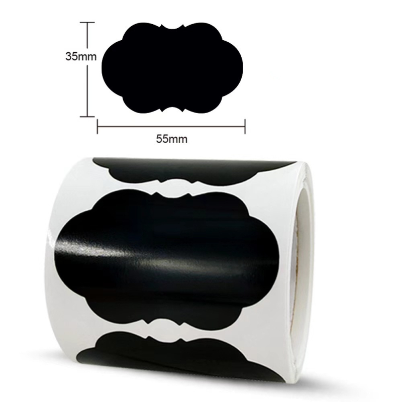 Sandėlyje „Amazon AliExpress“ didmeninės pakuotės rašoma lentos lipduko etiketė namams, virtuvei, vandeniui atsparus žymėjimo lipdukas