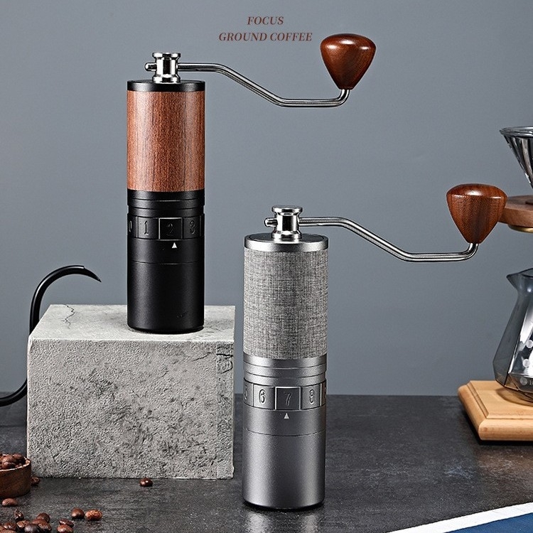 Χειροκίνητος μύλος καφέ Χειροκίνητος μύλος καφέ Μύλος καφέ σε κόκκους Διασυνοριακός μύλος εξωτερικής ρύθμισης Μικρός εξωτερικός χονδρικός