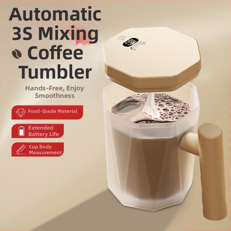 Noua ceașcă de amestecare electrică automată, ceașcă de amestecare cu un singur buton, cafea, lapte praf, calitate alimentară, cană de apă leneșă, transfrontalieră
