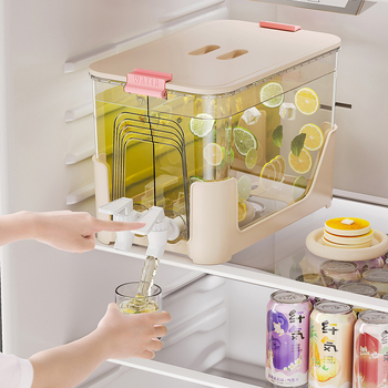 Dvigubas drakono galvos šalto vandens virdulys, buitinis gėrimų statinės formos su čiaupu, didelės talpos vasarinis šalto vandens virdulys, citrinų arbatos sulčių šalto vandens virdulys