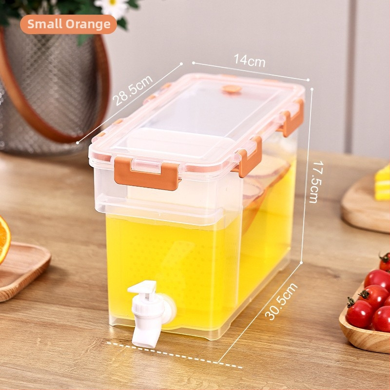 Dvigubas drakono galvos šalto vandens virdulys, buitinis gėrimų statinės formos su čiaupu, didelės talpos vasarinis šalto vandens virdulys, citrinų arbatos sulčių šalto vandens virdulys