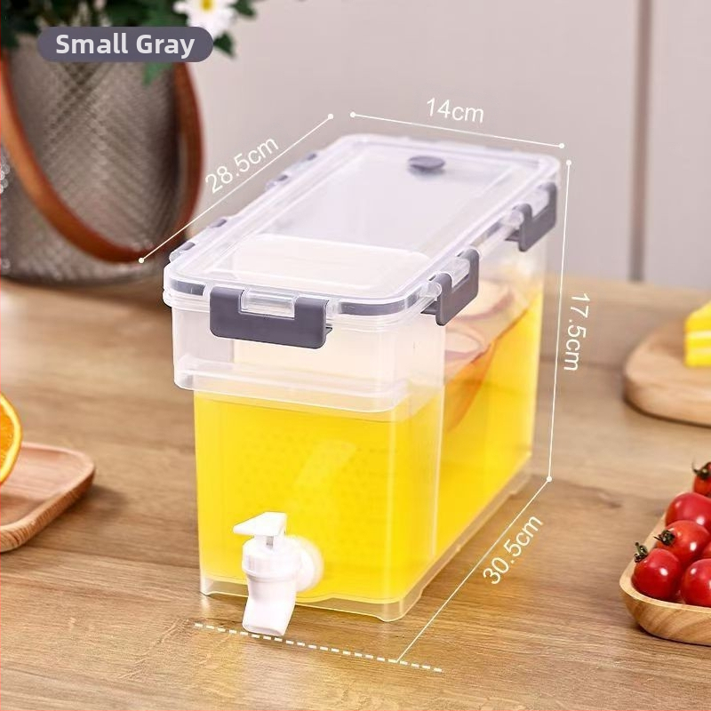 Dvigubas drakono galvos šalto vandens virdulys, buitinis gėrimų statinės formos su čiaupu, didelės talpos vasarinis šalto vandens virdulys, citrinų arbatos sulčių šalto vandens virdulys