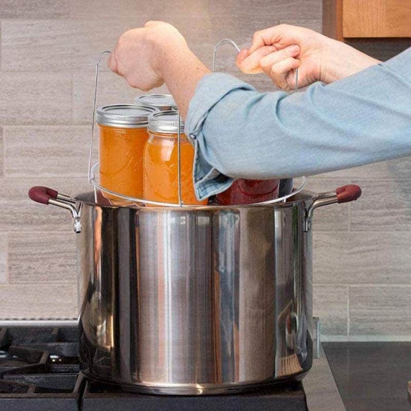 Amazon Explosions 304 roostevabast terasest konservialuse tõste- ja tangid, konservi aurutamise aluste komplekt, 12 tolli