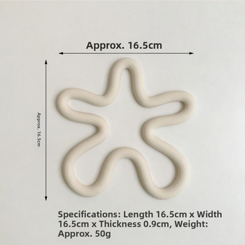 Asimetriški silikoniniai izoliuoti padėkliukai, kavos padėkliukai, atsparūs aukštai temperatūrai, namų virtuvės dubenėlių kilimėliai, puodų kilimėliai, vakarienės lėkščių kilimėliai