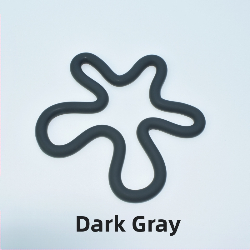 Asimetriški silikoniniai izoliuoti padėkliukai, kavos padėkliukai, atsparūs aukštai temperatūrai, namų virtuvės dubenėlių kilimėliai, puodų kilimėliai, vakarienės lėkščių kilimėliai