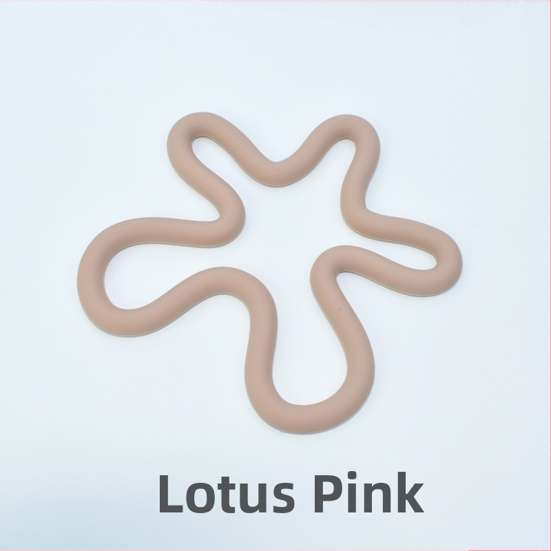 Asimetriški silikoniniai izoliuoti padėkliukai, kavos padėkliukai, atsparūs aukštai temperatūrai, namų virtuvės dubenėlių kilimėliai, puodų kilimėliai, vakarienės lėkščių kilimėliai