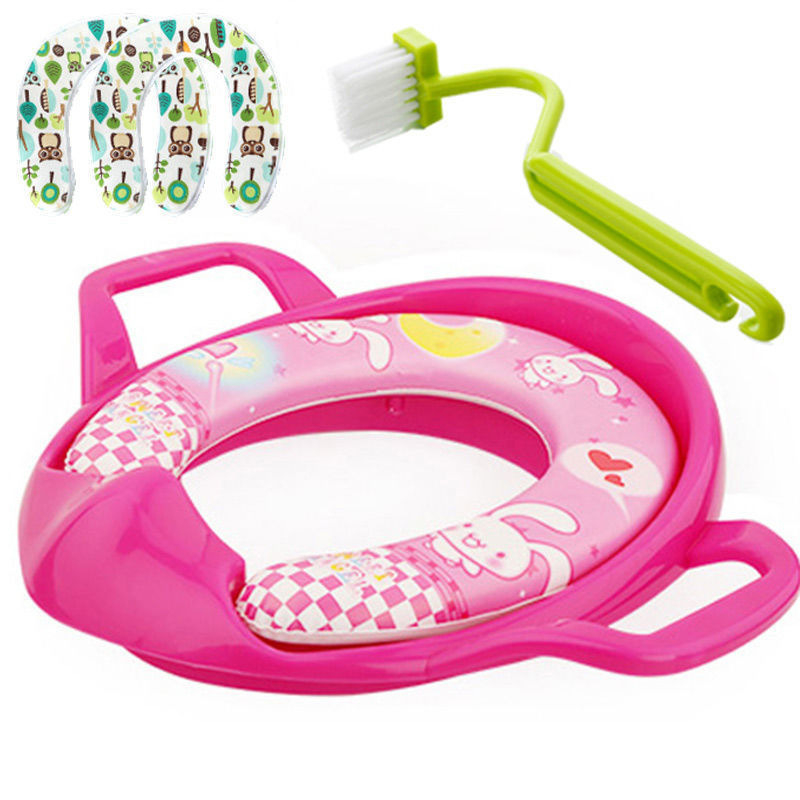 Vaikų tualeto žiedas kūdikių tualeto žiedas Vaikų berniukai ir mergaitės padidina tualeto pagalvėlės kūdikių tualeto sėdynės kartą