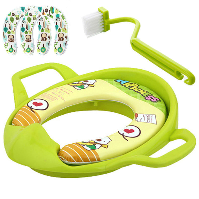 Vaikų tualeto žiedas kūdikių tualeto žiedas Vaikų berniukai ir mergaitės padidina tualeto pagalvėlės kūdikių tualeto sėdynės kartą