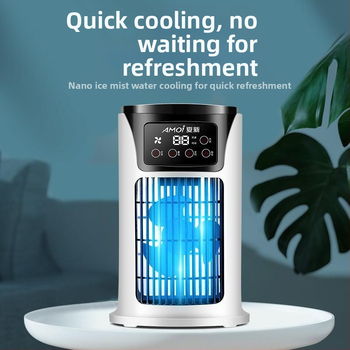 Naujas karšto pardavimo mažas buitinis aušinimo ventiliatorius staliniam tyliam vandens aušinimo ventiliatoriui mobiliam oro kondicionieriaus ventiliatoriaus oro aušintuvui