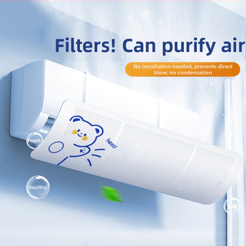 Oro kondicionieriaus apsauginė plokštė kūdikiams ir mažiems vaikams nuo tiesioginio oro pūtimo, apsauganti nuo vėjo oro išleidimo angos, apsauginė plokštė pakabinamai, apsauginė plokštė nuo vėjo