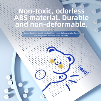 Oro kondicionieriaus apsauginė plokštė kūdikiams ir mažiems vaikams nuo tiesioginio oro pūtimo, apsauganti nuo vėjo oro išleidimo angos, apsauginė plokštė pakabinamai, apsauginė plokštė nuo vėjo